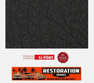 HOLDEN HQ HJ HX HZ WB UTE & 1 TON BLACK roebuck ROOF HOOD LINING (1C) - image 1 of 4