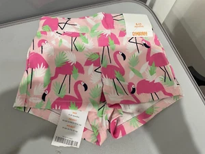 BNWT - GYMBOREE - Super Cute Girl's Flamingo Shorts - Size 6-12 Months - Picture 1 of 7