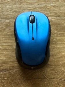 Logitech M325 Blue Wireless Mouse w/USB Unifying receiver Tested Works - Picture 1 of 7