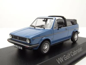 VW Golf 1 Cabrio 1982 azul modelo coche 1:43 Norev - Imagen 1 de 9