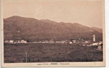 Cartolina Pogno Lago d'Orta Panorama 1939 viaggiata