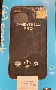 Speck Phone Case Candyshell Pro For iPhone 12 Pro Max 2020 6.7” Black NEW IN BOX - Picture 1 of 2