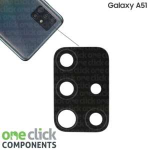 Neu Ersatz Rückglas Kamera Objektiv mit Kleber für Samsung Galaxy A51 - Bild 1 von 2