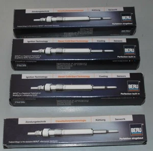 GN027 BERU 4x CANDELETTA 0100226344 PER FIAT LANCIA CITROEN RENAULT - Imagen 1 de 1
