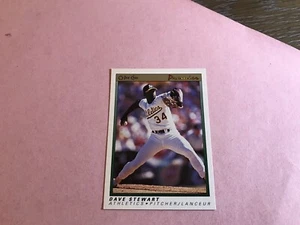 Dave Stewart 1990 O-PEE-CHEE Baseball #115 Premier - Picture 1 of 2