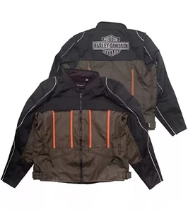 Harley Davidson Ventilator Switchback Lite Riding Jacket Black Olive Mens Sz 2XL - Picture 1 of 7