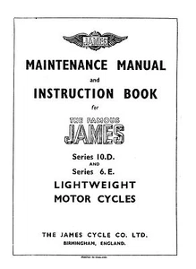 (0630) 1948-1953 James Cadet Captain Colonel maintenance book - Picture 1 of 1