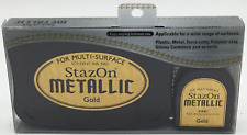 StazOn Metallic Gold Solvent Ink Kit SZMT-191 NEW Fast Free Shipping!