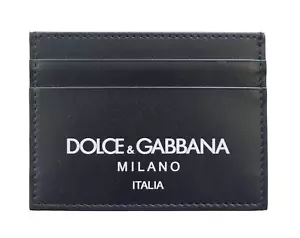 DOLCE & GABBANA Unisex Kartenetui in Stoff Leder BP0330 AN244HNII7 schwarz - Bild 1 von 2