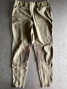 Pantalones de montar Ariat caqui calzoncillos ecuestres para mujer talla 24L hechos en EE. UU. USADOS EN EXCELENTE ESTADO - Imagen 1 de 10