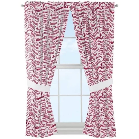 NFL Mascot Window Curtain Panels - Set of 2 Cover