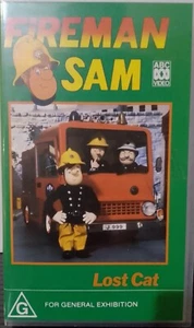 Fireman Sam Lost Cat VHS ABC Video PAL 1991 4 episodes PLAYS WELL - Picture 1 of 7