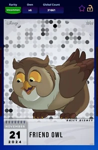 9 Digital Topps Daily Disney Cards, Digital Card. READ DESCRIPTION! - Picture 1 of 9