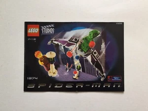 Lego Studios Spider-Man 1 Green Goblin 1374 Year 2002 Instruction Manual Booklet - Picture 1 of 2