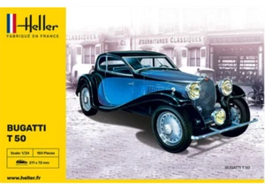 HELLER - 80706 Bugatti T.50 - 1/24 Scale - Tracked 48 Post - Picture 1 of 6