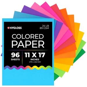 Hygloss Produkte sortiertes buntes Papier - 24 Pfund, 89 GSM, säurefrei, - Bild 1 von 7