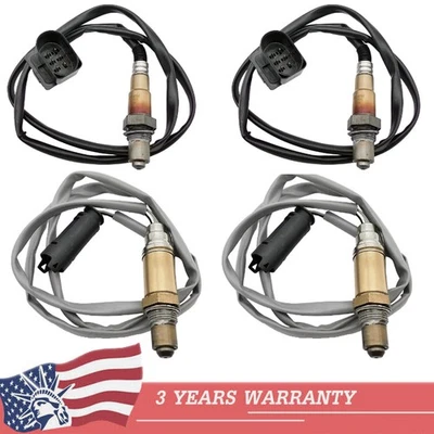4 peças sensor de oxigênio up+downstream para BMW 545I 645CI 745I 745LI Alpina B7 4.4L V8 - Imagem 1 de 4