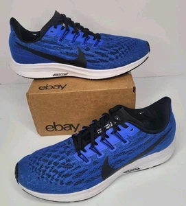 Nike Mens Air Zoom Pegasus 36 AQ2203-400 Blue Running Shoes Sneakers Size 9 - Picture 1 of 14