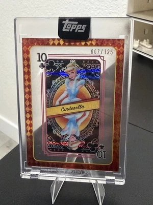 2025 Topps Disney Mint Cinderella Playing Card 10 Of Clubs 007/125 #QH-18 - Image 1 of 4