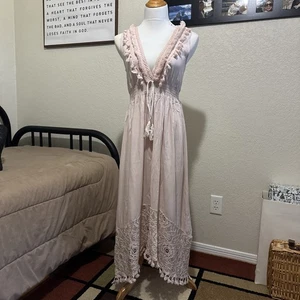 Schönes Sommerkleid Gr. Small Neu mit Etikett V-Ausschnitt tief - Bild 1 von 5