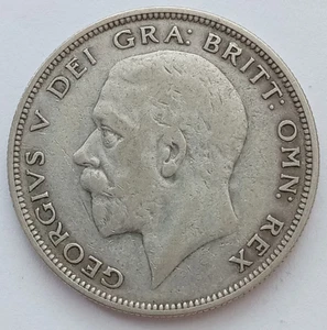 1930 SELTENE GEORGE V SILBER HALF CROWN ( 50% Silber ) Britische 2/6 Münze. 133 - Bild 1 von 2
