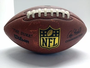 Wilson "THE DUKE" NFL Official Size Authentic Game Ball Roger Goodell - Picture 1 of 6