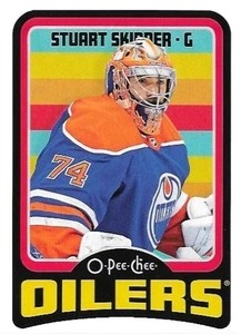 2024-25 O-Pee-Chee #331 Stuart Skinner RETRO Oilers - Picture 1 of 2