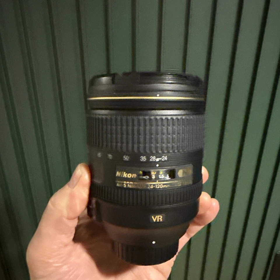 Nikon N AF-S Nikkor 24-120mm f/4 G ED VR FX lens READ for F5 D850 D780 D750 Z7 - Image 1 of 4