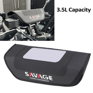 Waterproof Storage Handlebar Bag Touchscreen Phone For CFMOTO 800MT-X 2024-2025 - Picture 1 of 24