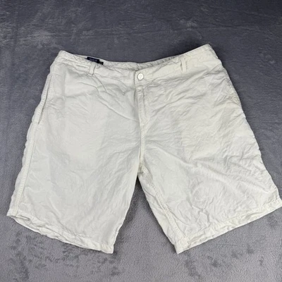 Pantalones Cortos Vilebrequin Hombre Lino Blanco XL Preppy Dinero Antiguo Silencioso Lujo Foto 1 de 4