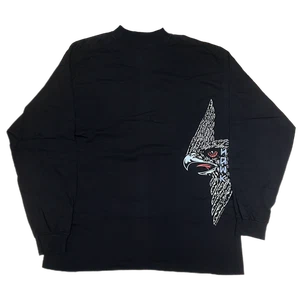 Vintage Tony Hawk "Powell Peralta" Rib Print Long Sleeve Shirt - Picture 1 of 5