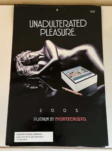 Calendario sigari Montecristo 2005 piacere genuino nudo artistico platino - Foto 1 di 4