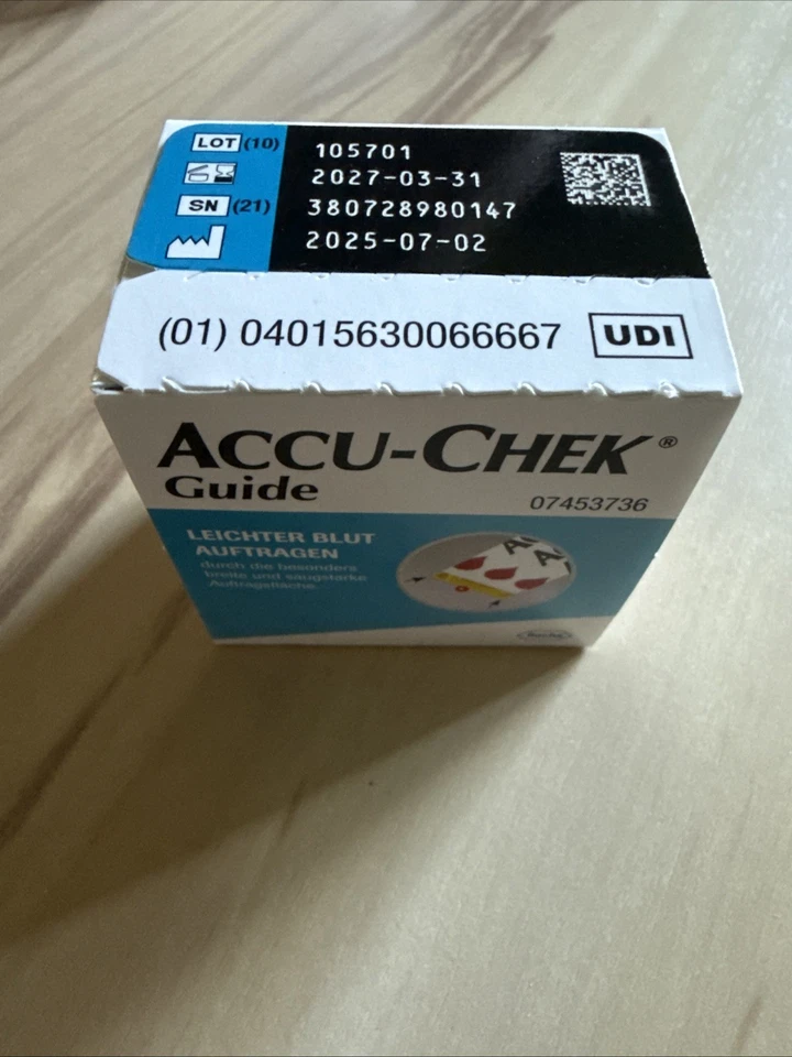 Accu-Chek Guide Blutzuckerteststreifen, 50 Stück - Bild 1 von 1