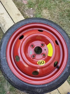 HYUNDAI i20 Mk1 2008-2012 15" SPACE SAVER STEEL WHEEL RIM & TYRE 115/70D15 - Picture 1 of 19