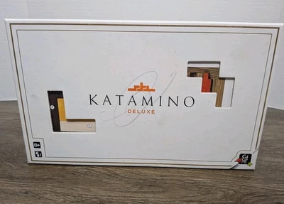 Katamino Deluxe By Gigamic Puzzle Board Game Complete 1993 DJ Games Vintage Wood - Image 1 of 4