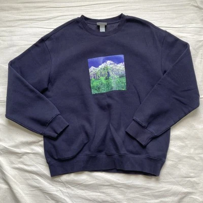 Head for the Hills H&M Hombre Pullover Calce Relajado Sudadera Mediana Foto 1 de 4