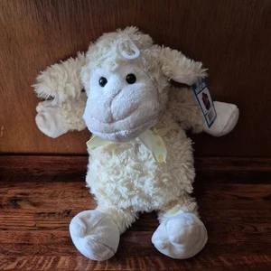 Lamb Hug & Luv Peluche Animal Suave Juguete de Juego para Niños 2010 Arco a Lunares - Imagen 1 de 4