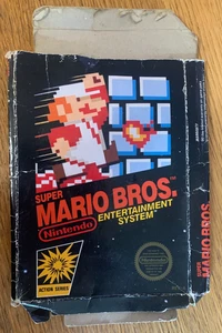 Super Mario Bros. Nintendo NES 1985 SOLO CAJA - Sin juego/manual/espuma - Imagen 1 de 2