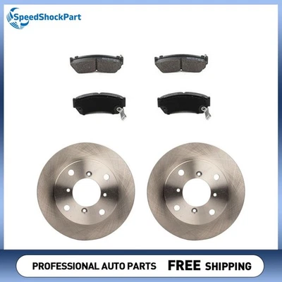 Juego de pastillas de freno de disco delanteras rotor de freno de disco para Chevrolet Metro 1992-2001 Foto 1 de 4