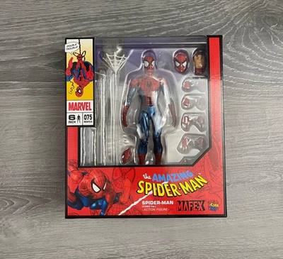 Figura Medicom MAFEX 075 Spider-man Comic Ver Reedición Auténtica NUEVA - Vendedor de EE. UU. Foto 1 de 4