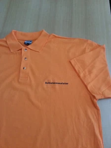 Polo Camisa Bademeister / Swimmeister Naranja Hombre Talla XXL 100% Algodón - Imagen 1 de 2