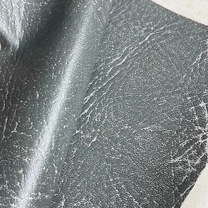 29cmx123cm Grey Faux Leather Fabric Vintage Aged Material Quilting Seat Covers - Picture 1 of 1