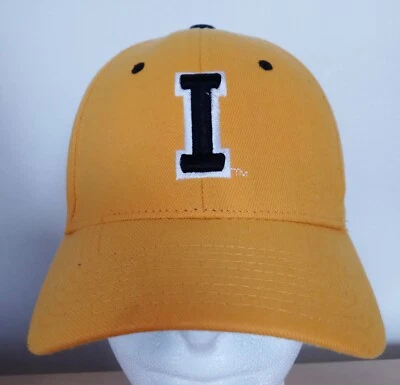 Vintage Iowa Hawkeyes Mens Zephyr Fitted Hat Cap Med / L NCAA University Of Iowa - Image 1 of 4