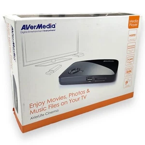 AVerMedia AVerLife Cinema MCECINEMA Media Player Model E232 Movies MP3 Photos - Picture 1 of 17