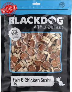 Fish & Chicken Sushi 1kg Dog Treats Natural High Protein Chews All Sizes - Picture 1 of 12