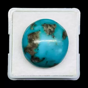 19,00 kt natürlicher Türkis 19 x 18 mm oval Top Qualität lose unbehandelt Edelstein - Bild 1 von 10