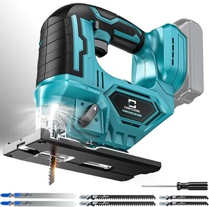 Jig Saw for Makita 18V Battery, Cordless Jigsaw Tool Brushless Motor, Variabl... - Picture 1 of 8