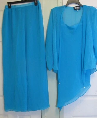 Traje Pantalones Madre de la Novia y el Novio Úrsula de Suiza 3 Piezas Talla 6~16 Foto 1 de 2