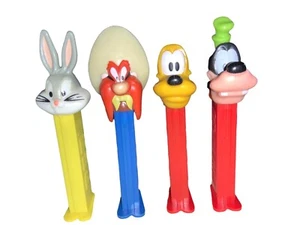 Warnwe Bros Looney Tunes PEZ containers Goofy Pluto Bugs Yosemite Sam - Picture 1 of 7