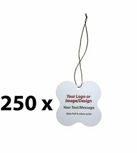 250 x Butterfly Custom Hang / Swing / Gift Tags - Picture 1 of 6